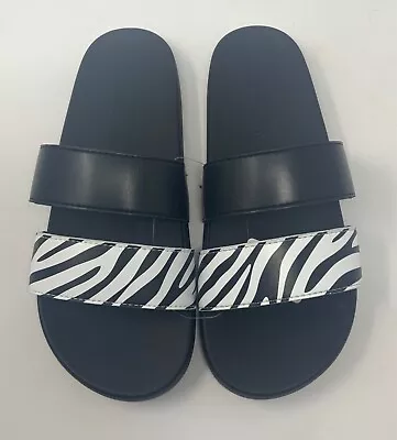 Victoria's Secret Pink Slides Slip On Sandals Slippers Flip Flops Sz L 9/10 • $22.50