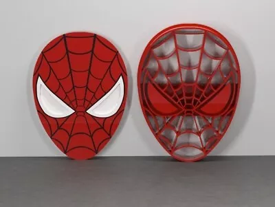 Spiderman Face Cookie Cutter (Marvel) (Avengers) (Large) (black) Made In USA • $1.80
