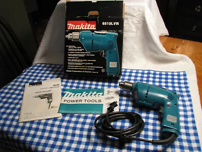 NEW Boxed MAKITA 3/8  Industrial Drill Chuck Electric Corded #6510LVR • $35