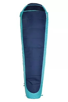 Mountain Warehouse Summit 500 Square Sleeping Bag Insulated Two Way Zip Camp Bed • £29.99