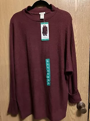 Ladies NWT  Maroon Really Nice Sweater Size XL By Matt’s M • $12