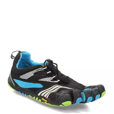 Men's Vibram Five Fingers KMD Sport LS Running Shoe 16M3701 Black/Blue/Green Fa • $108.47