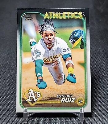 Esteury Ruiz 2024 Topps Series 1 Flagship Baseball Card #21 Oakland Athletics • $1.50