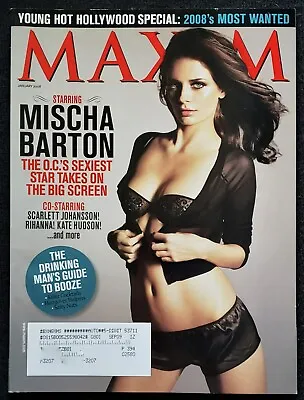 Maxim – January 2008 – Mischa Barton The O.C. • $5.95
