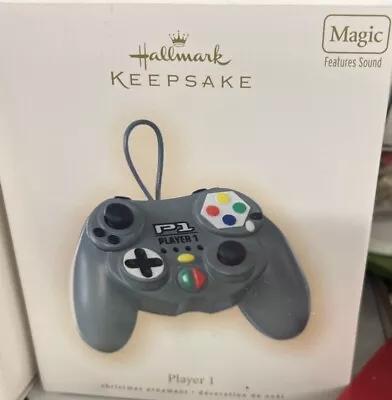 Hallmark Keepsake Player 1 Video Game Controller Christmas Ornament 2007 • $9.99