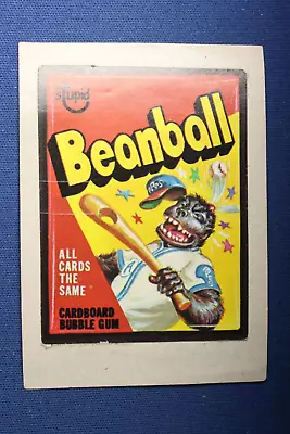 1973 Topps Series 3 - Wacky Packages - Beanball - Authentic • $1.75