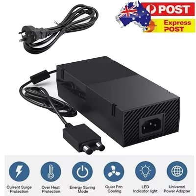 For Microsoft Xbox One Console AC Adapter Brick Charger Power Supply Cord 12V AU • $29.98