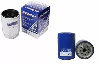 2001-2015 Duramax Diesel AC Delco Oil & Fuel Filter Combo GM New Both In Package • $77.78