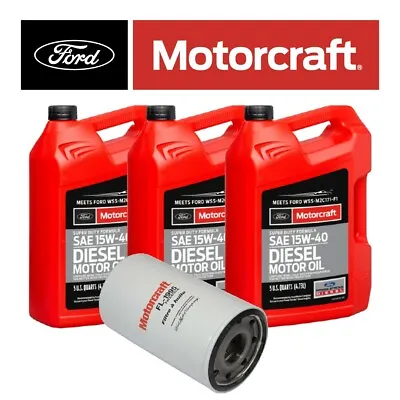 Motorcraft 15W-40 Oil Change Kit For 1994-2003 Ford Super Duty 7.3L Powerstroke • $116.95