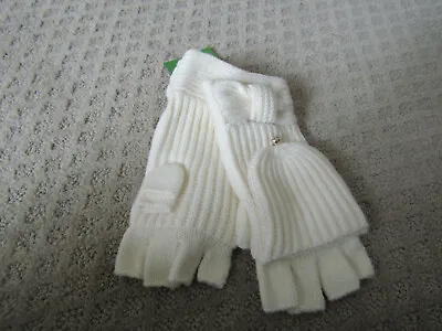 Nwt Kate Spade Scallop Pop Top Fingerless Gloves Mittens  • $24.99