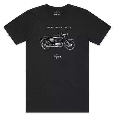 NEW LENTONI STREET ART - 1967 Bultaco Metralla T Shirt - Sizes S - 5XL • $39.90