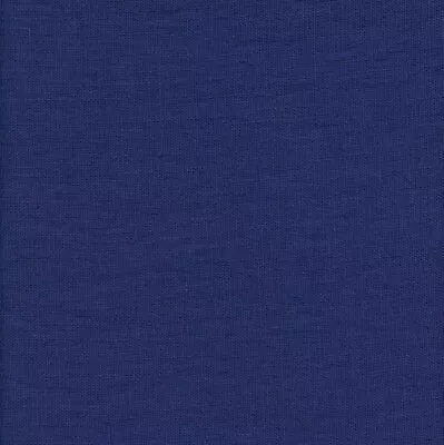 Textiles Français 100% Linen Fabric - Indigo Blue 150 Cm/59  Wide - Per Metre • £18.95