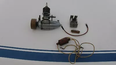 SYNCRO ACE Vintage Ignition Model Tether Car / Boat Engine With Flywheel & Coil • $649.99