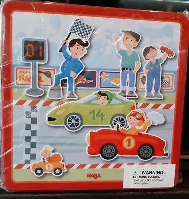 Magnetic Game Box Zippy Cars  HABA  Preschool EZ519-New • $15