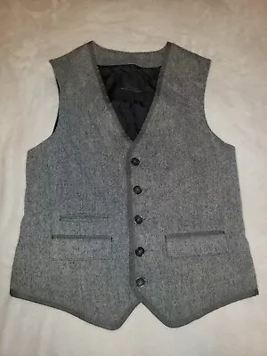 Marc Anthony Five Button Gray Suit Vest Men's Size Medium • $22.95