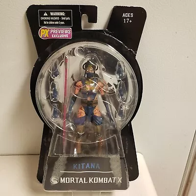 Damaged Box Mezco Toyz Mortal Kombat X Kitana 6  2015 Action Figure Mournful PX  • $49.99