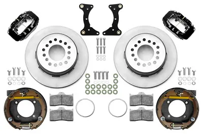 WILWOOD 140-17121 Brake Kit Rear Black FDL Plain 12in GM G Body • $1085.72