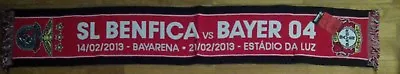 OFFICIAL SCARF UEFA EUROPA LEAGUE 12/13 SL BENFICA X BAYER 04 LEVERKUSEN • $10.99