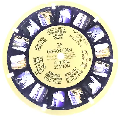 Oregon Coast Central Section -  View-Master Blue Ring Reel - 92 • $11.95