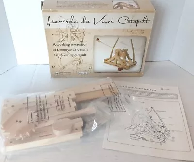 Leonardo Da Vinci Catapult Wooden Construction Craft Kit By Pathfinders NOB • $10