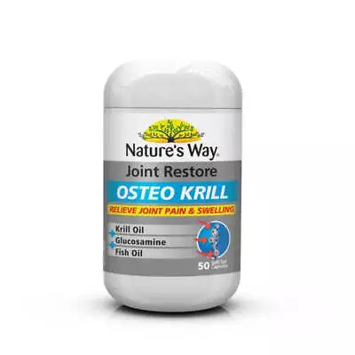 Natures Way Joint Restore Osteo Krill 50 Capsules • $36