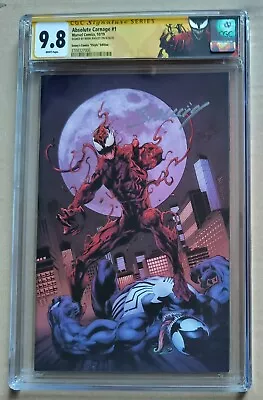 Absolute Carnage #1 Mark Bagley Virgin Variant Sonnys Comics*ss Cgc 9.8*ltd 500 • $400