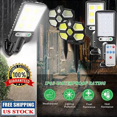 280000lm 2-in-1 Solar Street Light Outdoor Wall Light Security Road Lamp +Pole • $10.95