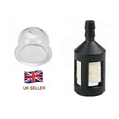£3.45 • Buy 19mm Primer Bulb & Filter For McCulloch / Stihl Petrol Strimmer Etc  FREE Post