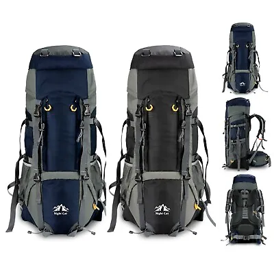 Military Backpack Tactical Camping Hiking Travel Rucksack Outdoor Trekking AU • $99.99