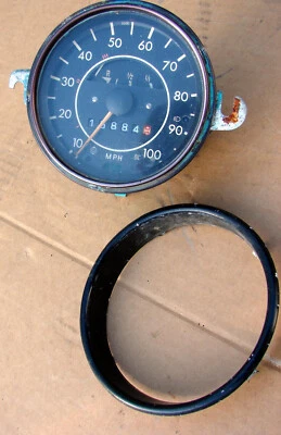 $69.95 • Buy Mid 1970's 1974 1975 VW Regular BUG BEETLE Speedometer & Fuel Gauge