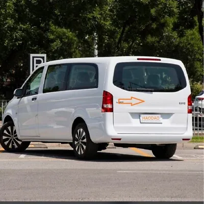 Gloss Black For W447 Vito V250 V200 V220 V260 V250d Trunk Rear Star 110mm Badges • $21.25