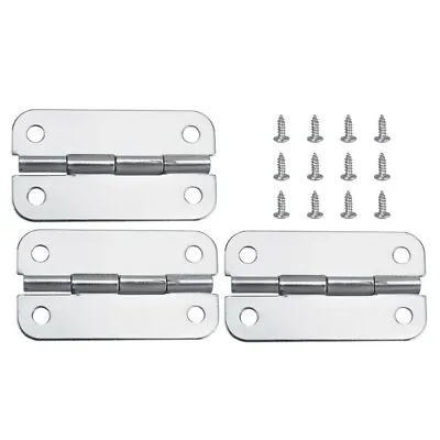 Rust Free Stainless Steel Hinges & Screws Set For Igloo Cooler Parts Pack Of 3 • $21.93