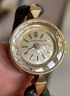 Vintage 1950/60s  Solid 9ct Gold Longines Cocktail Watch Rare In Original Box • £488