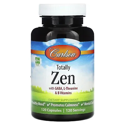 Totally Zen With GABA L-Theanine & B Vitamins 120 Capsules • $29.67