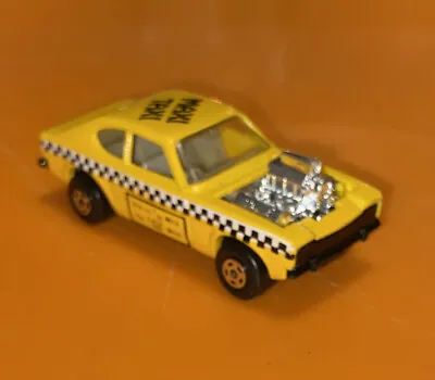 Vintage 1973 Matchbox Lesney MAXI TAXI Rare Original Old Car Black Base Free Shp • $15.99