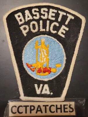 $29.99 • Buy Rare Bassett, Virginia Police Shoulder Patch Va