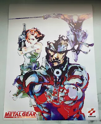 Metal Gear Solid Poster 12x16” Mgs Konami Wall Decor Ps1 Psx Playstation Kojima • $14.99