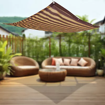 6'x12' Rectangle Sun Shade Sail Canopy Fabric Cover W/Grommets For Outdoor Patio • $16.15