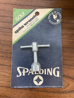Vintage Golf Spalding Shoe Spike Wrench Tool Retro Gift VTG RARE NEW SEALED • $25.50