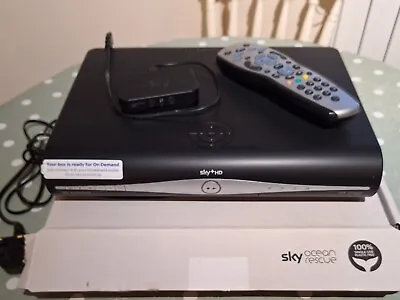 £4.99 • Buy Sky+ HD Box 1TB With Remote, Power Cable & Mini Wireless Connector