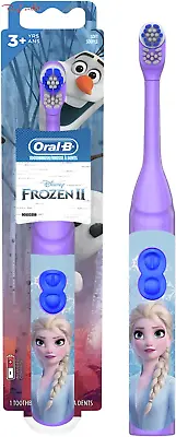 $18.99 • Buy Oral B Kids Frozen  Electric Toothbrush Soft Battery Teeth Dental Care Cleaner
