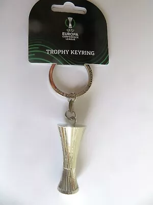 £19.99 • Buy Uefa Europa Conference League Trophy Keyring - West Ham Linfield Hearts Shamrock