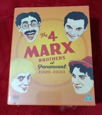 The 4 Marx Brothers At Paramount 1929-1933 Blu Ray Limited Ed Boxset New Sealed • £49.99