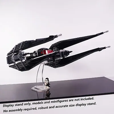 Display Stand For LEGO 75179 Kylo Ren's TIE Fighter Acrylic 3D Stand Only. • $19.16