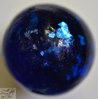 Handmade Deep Blue Mica Marble 3/4 Inch Near Mint 8.9 1860-1920 Germany S712 • $59.95