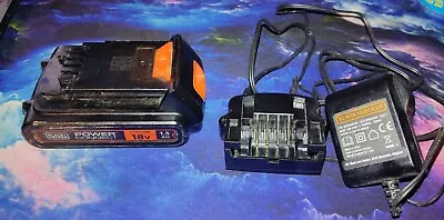 £10 • Buy 1500maH Battery W/charger For Black & Decker BL2018 18V LBXR20 BL1518 LCS1620 Et