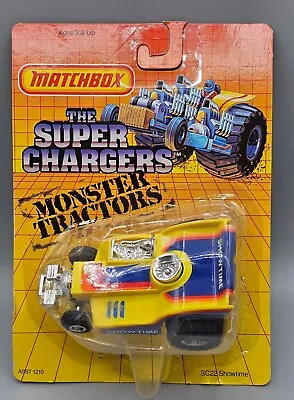 VTG (1987) Matchbox  The Super Chargers  Monster Tractors SC22 Showtime - NEW • $34.99