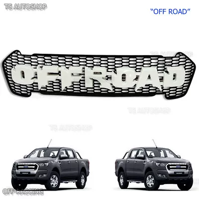 White Grill Grille Fit Ford Ranger PX2 FX4 MK2 Raptor Off Road 2015 2016 2017 • $260.11