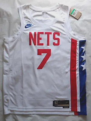 BNWT Kevin Durant #7 Brooklyn Nets Hardwood Classic Nike Jersey - Size 52 / XL • $54.95