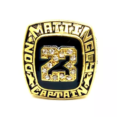 MVP Most Valued Player Don Mattingly Captain #23 Baseball Ring • $24.90